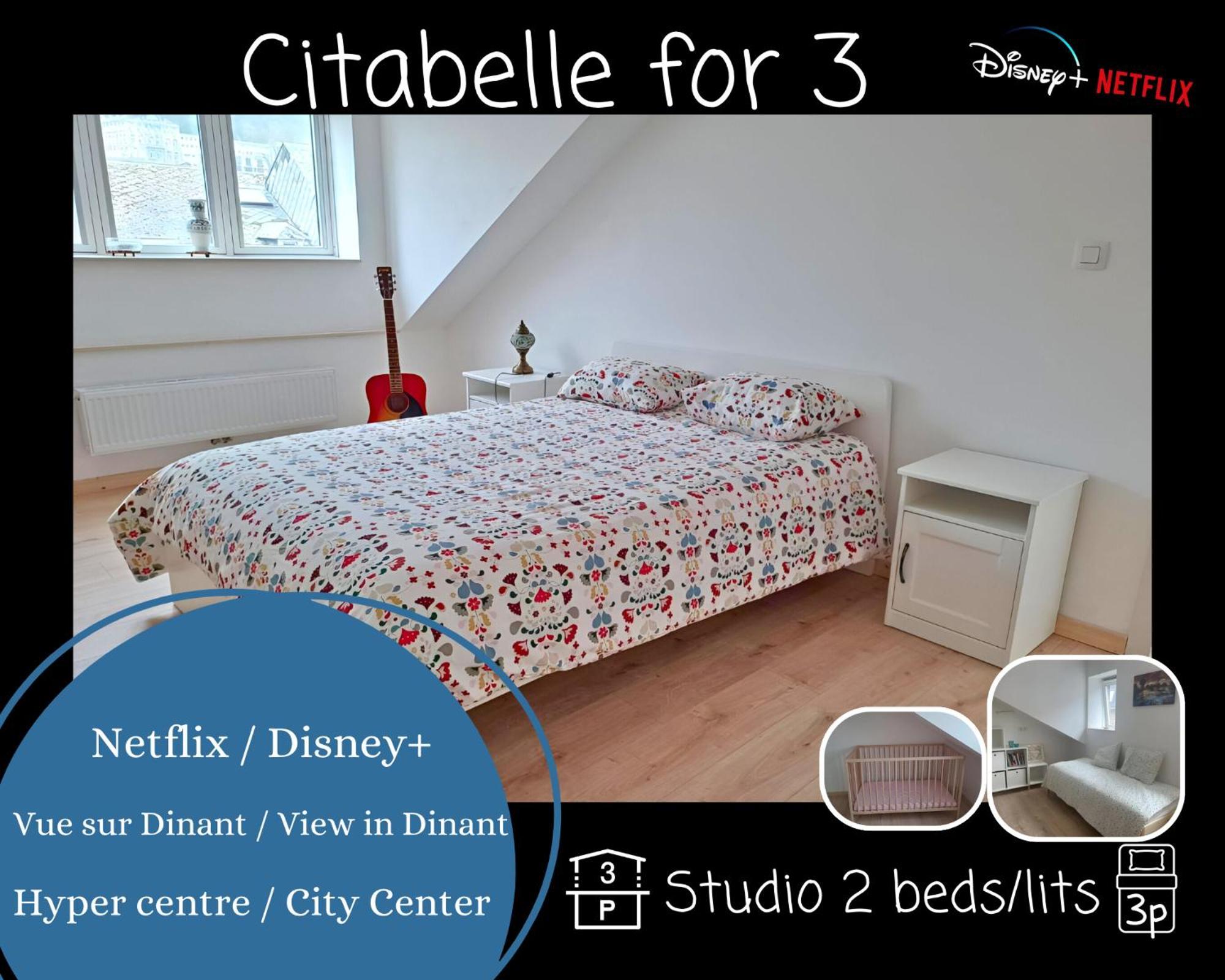 O Reflets - Citabelle For 3 - Studio 2 Beds View "Citadelle" Dinant Exterior photo